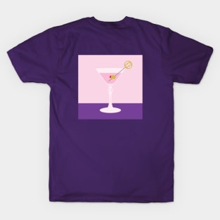 Monsieur Gustave's signature martini T-Shirt